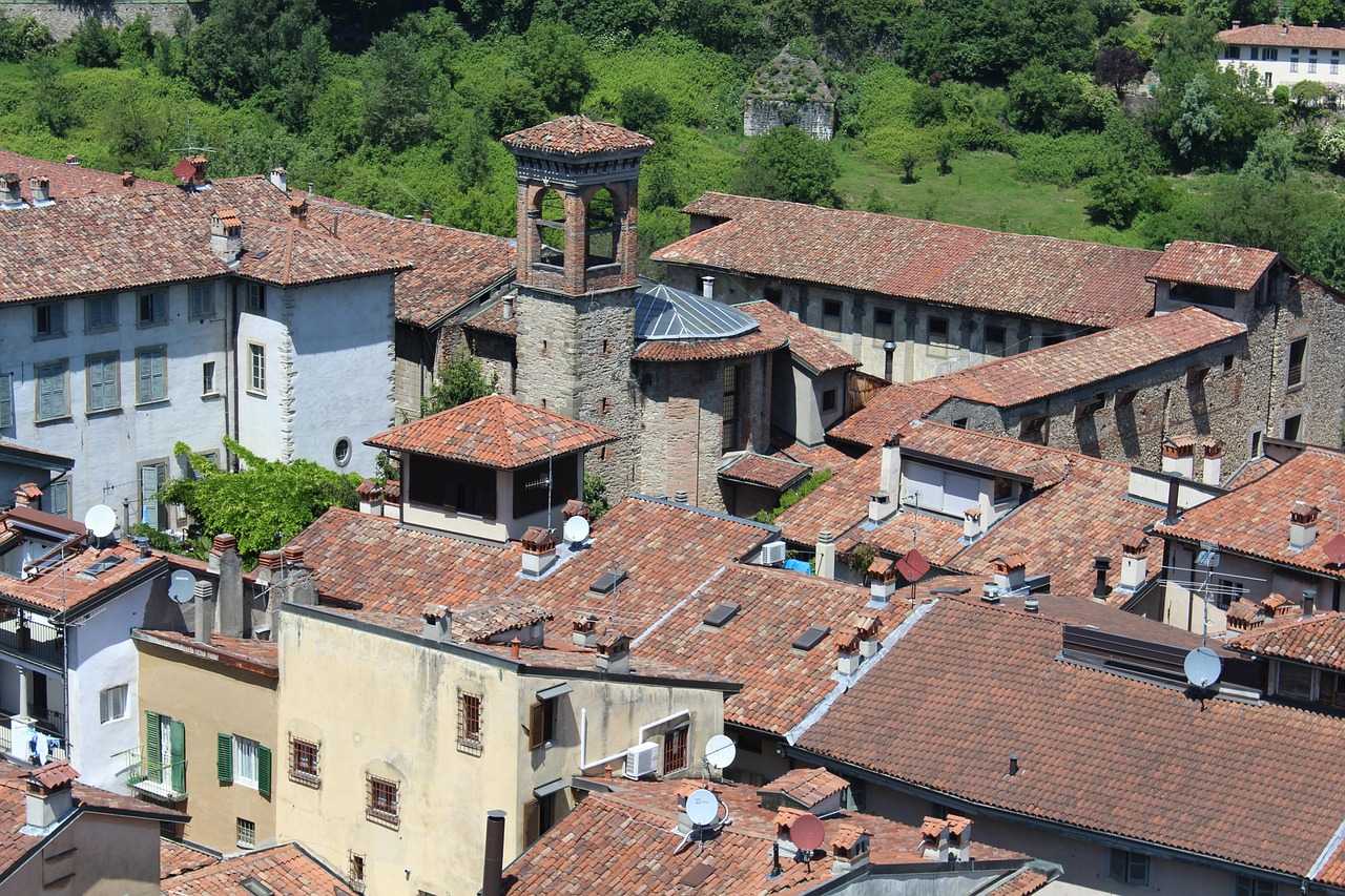 Bergamo, horní město