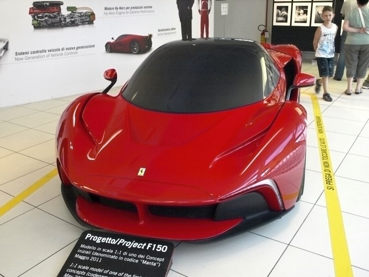 Maranello - jeden z exponátů Muzea Ferrari
