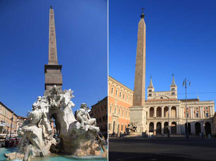 obelisky v Římě